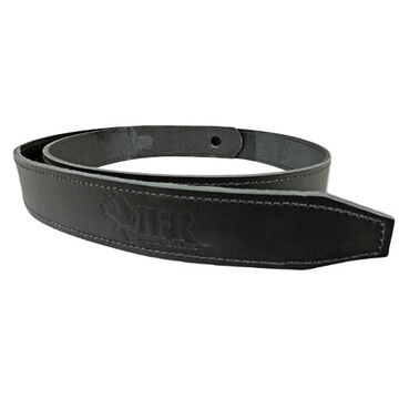 Belt, 28 to 30 in, Leather, Black