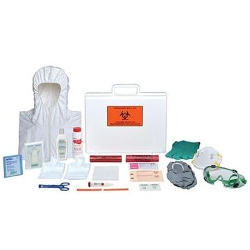 Kit mobile de déversement de risque biologique, boîte