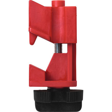 Multi-Pole Breaker Lockout, Red, 7 mm Padlock Shackle dia