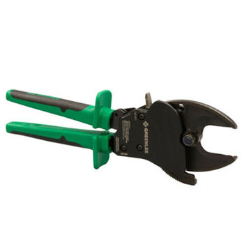 Cable Cutter Ratchet, 600 Mcm, 750 Mcm, 11.25 In Oal, Cushioned Grip, Copper, Aluminum