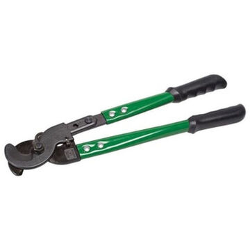 High Leverage Cable Cutter, 500 kcmil, 18 in oal, Steel, Molded Grip, Copper, Aluminum