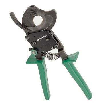 Compact Ratchet Cable Cutter, 750 kcmil, 500 kcmil, 10-1/2 in oal, Copper, Aluminum