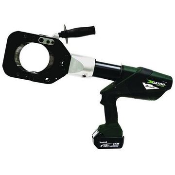 Guillotine Style Cutter Cable Cutter, 4.13 in, 12 VDC, Lithium lon, 4 Ah