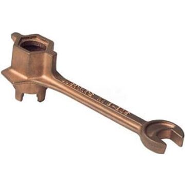 Bung Wrench, Brass, 27.9 cm lg, 2.5 cm wd