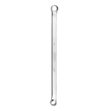Double Box Wrench, 7/16 x 1/2 in, Double Box End, 12 Points, 10-45/64 in lg, 15 deg