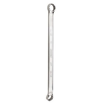 Double Box Wrench, 13/16 x 15/16 in, Double Box End, 12 Points, 16-3/32 in lg, 15 deg