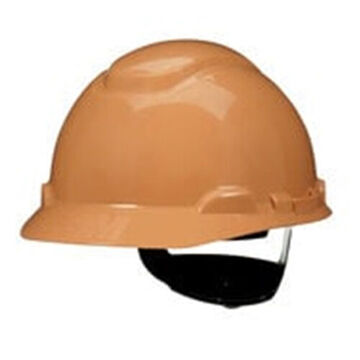 Casque de sécurité à cliquet ventilé, havane, HDPE, cliquet à 4 points, classe G, E, C