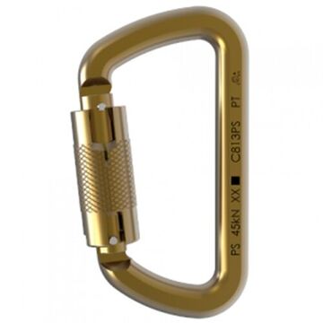 Mousqueton Kwiklock, 3600 lb, 3.5 pouce à l'intérieur, 0.65 pouce, acier formé à froid
