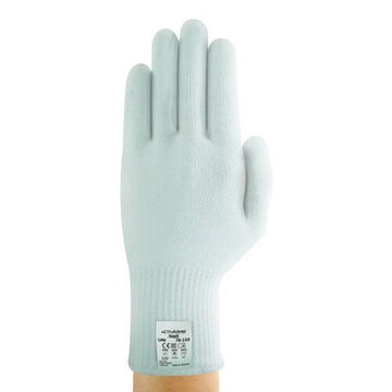 Gloves Cold Weather, Universal, Polyester Palm, White