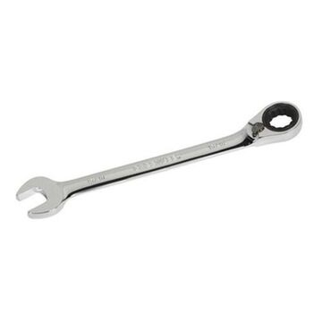 Compact Reversible Combination Wrench, 15/16 in, Ratcheting, 12-11/16 in lg, 15 deg