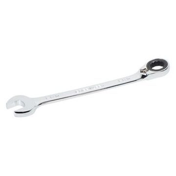 Compact Reversible Combination Wrench, 1-1/16 in, Ratcheting, 14 in lg, 15 deg