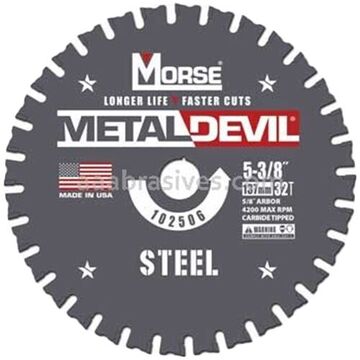 Circular Saw Blade, 5/8 in dia, 5/8 in Arbor, 32 Teeth, Carbide