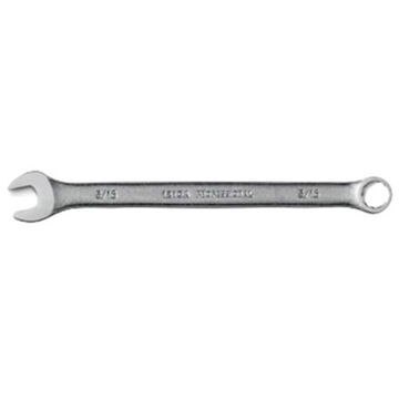 Wrench Tether-ready Combination, 5/16 In, Non-ratcheting, 12 Points, 5-3/8 In Lg, 15 Deg