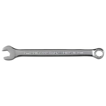 Anti-Slip Design Open End Combination Wrench, 10 mm, Non-Ratcheting, 12 Points, 6-1/4 in lg, 15 deg