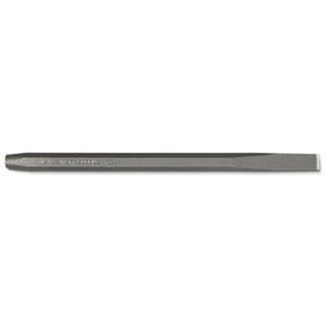 Cold Chisel, 1/4 in Tip, Straight, 3/16 in Stock, Hex, 5 in lg