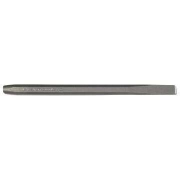 Cold Chisel, 1/4 in Tip, Straight, 3/16 in Stock, Hex, 5 in lg