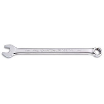 Anti-Slip Design Combination Wrench, 11 mm, Non-Ratcheting, 12 Points, 175.5 mm lg, 15 deg