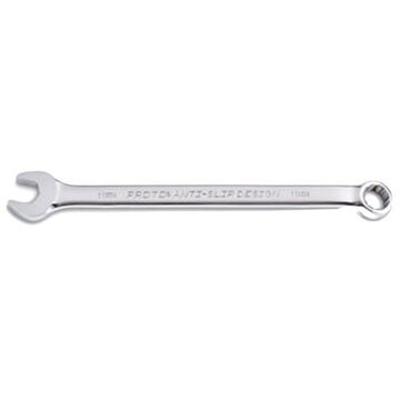 Anti-Slip Design Combination Wrench, 11 mm, Non-Ratcheting, 12 Points, 175.5 mm lg, 15 deg