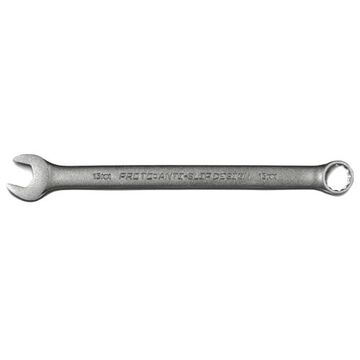 Anti-Slip Design Combination Wrench, 13 mm, Spline, 12 Points, 7-29/32 in lg, 15 deg