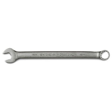 Anti-Slip Design Combination Wrench, 14 mm, Spline, 12 Points, 8-5/8 in lg, 15 deg