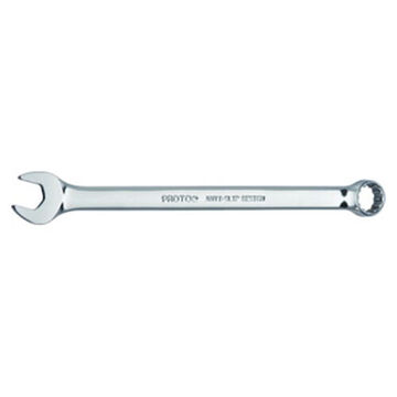 Double End Combination Wrench, 7/16 in, Non-Ratcheting, 12 Points, 6-29/32 in lg, 15 deg
