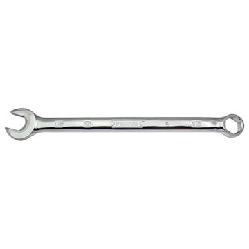 Double End Combination Wrench, 1/2 in, Non-Ratcheting, 6 Points, 7-29/32 in lg, 15 deg