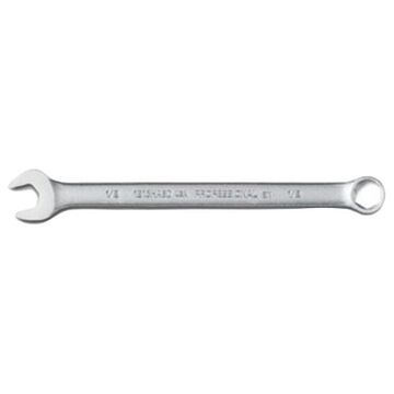 Double End Hex Combination Wrench, 1/2 in, Non-Ratcheting, 6 Points, 8 in lg, 15 deg