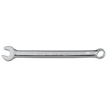 Anti-Slip Design Combination Wrench, 17 mm, Spline, 12 Points, 261.3 mm lg, 15 deg