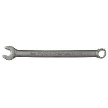 Anti-Slip Design Combination Wrench, 9/16 in, Spline, 12 Points, 8-7/8 in lg, 15 deg