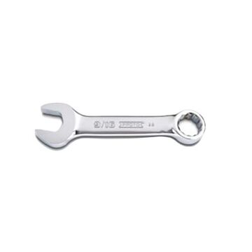 Double End Combination Wrench, 9/16 in, Non-Ratcheting, 12 Points, 4-1/2 in lg, 15 deg
