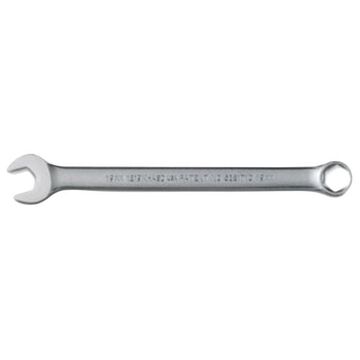 Wrench Anti-slip Design Combination, 19 Mm, Non-ratcheting, 6 Points, 11-1/32 In Lg, 15 Deg