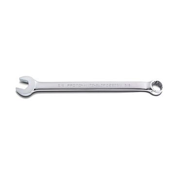 Corrosion Resistant, Anti-Slip Combination Wrench, 5/8 in, 12 Points, 9-13/32 in lg, 15 deg
