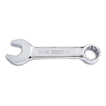 Corrosion Resistant, Anti-Slip Combination Wrench, 11/16 in, 12 Points, 5-1/16 in lg, 15 deg