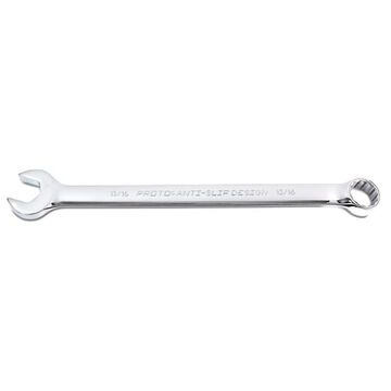 Corrosion Resistant, Anti-Slip Combination Wrench, 13/16 in, 12 Points, 11-7/8 in lg, 15 deg