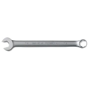 Corrosion Resistant, Anti-Slip Combination Wrench, 7/8 in, 6 Points, 12-1/2 in lg, 15 deg