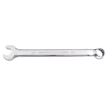 Combination Wrench, 30 mm, Non-Ratcheting, 12 Points, 15-55/64 in lg, 15 deg