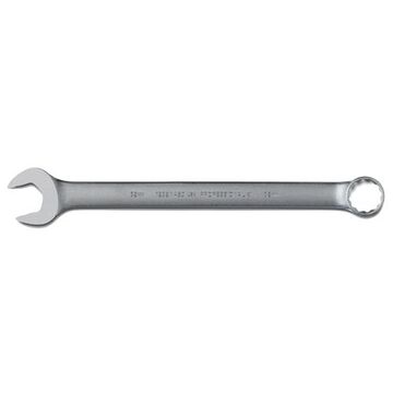 Anti-Slip Design Combination Wrench, 32 mm, Non-Ratcheting, 12 Points, 16-59/64 in lg, 15 deg