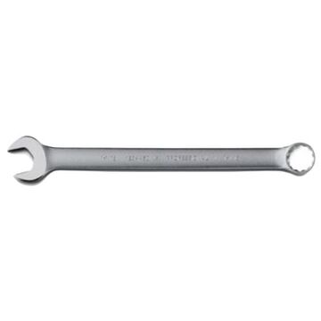 Wrench Anti-slip Design, Double End Combination, 1-1/6 In, Non-ratcheting, 12 Points, 14-7/8 In Lg, 15 Deg