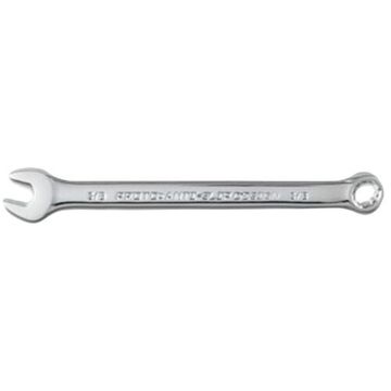 Anti-Slip Design Open End Combination Wrench, 1-1/4 in, Non-Ratcheting, 12 Points, 16-7/8 in lg, 15 deg