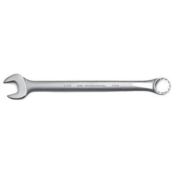Anti-Slip Design Combination Wrench, 1-1/2 in, Non-Ratcheting, 12 Points, 20-1/4 in lg, 15 deg