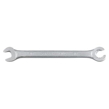 Double End Flare Nut Combination Wrench, 3/8 in, Non-Ratcheting, 12 Points, 5-11/16 in lg, 15 deg