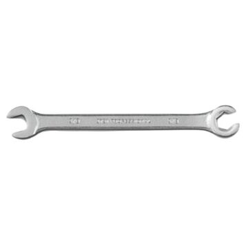 Double End Flare Nut Combination Wrench, 3/8 in, Non-Ratcheting, 6 Points, 5-11/16 in lg, 15 deg