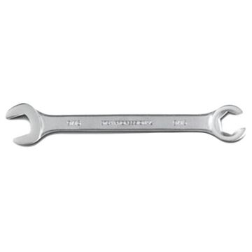 Double End Flare Nut Combination Wrench, 9/16 in, Non-Ratcheting, 6 Points, 6-15/16 in lg, 15 deg