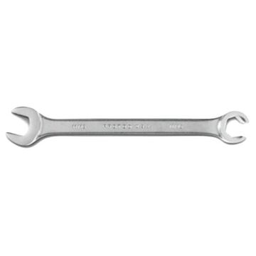 Double End Flare Nut Combination Wrench, 11/16 in, Non-Ratcheting, 6 Points, 8-11/16 in lg, 15 deg