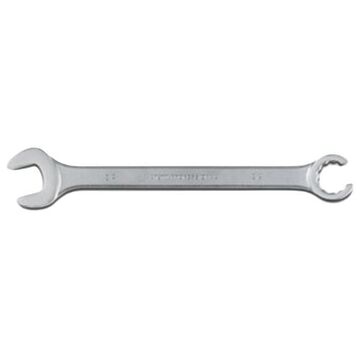 Double End Flare Nut Combination Wrench, 3/4 in, Non-Ratcheting, 12 Points, 9-3/16 in lg, 15 deg