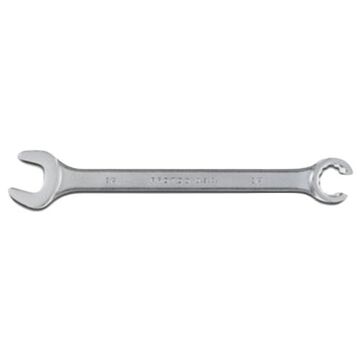 Double End Flare Nut Combination Wrench, 3/4 in, Non-Ratcheting, 12 Points, 9-3/16 in lg, 15 deg
