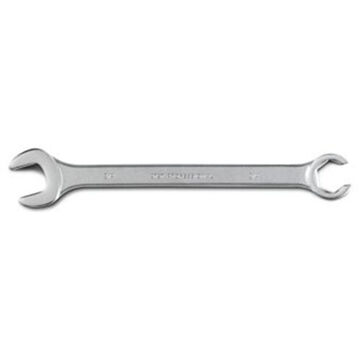 Double End Flare Nut Combination Wrench, 3/4 in, Non-Ratcheting, 6 Points, 9-3/16 in lg, 15 deg