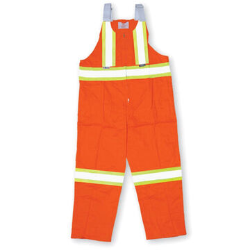 Coverall, L, Orange, 100% Cotton