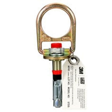 D-ring Concrete Anchor, 310 lb, 12 mm Ring dia, Zinc Plated Steel