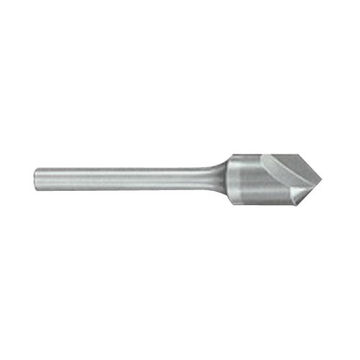 Countersink, 90 deg, 6 Flutes, 3/8 in Body dia, Solid Carbide, 1/4 in Shank dia